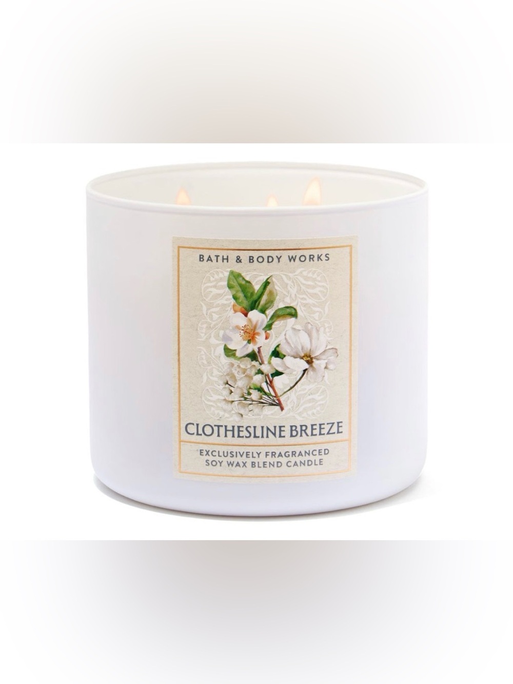 Bath & Body Works “Clothesline Breeze” 3-Wick Candle. New in Box.